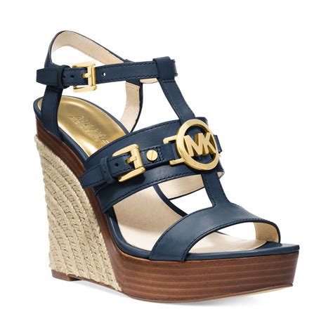 michael kors platform wedge sandals.